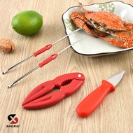 Manufacturer Wholesale Eating Crab Four-Piece Set Stainless Steel Oyster Knife Crab Knife Crab Needl