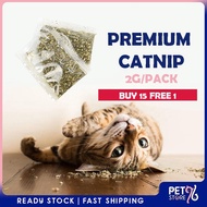 [NATURAL] 🇲🇾Stock 100% Natural Premium Catnip Catmint Catwort Catswort Cattle Grass 2g Menthol Flavor Pokok Galak Kucing