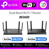 TP-Link Archer BE220 / BE230 WiFi 7 BE3600 Router Dual-Band with EasyMesh HomeShield