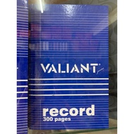 Valiant Record book 300 pages