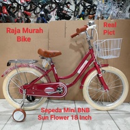 Sepeda Anak Mini 18 inch BNB Sun Flower Sepeda Anak Perempuan Sun Flower BNB 18 inch
