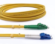 Elfcam® - LWL cable OS2 LC/APC to LC/UPC single mode duplex 9/125um fibre optic cable LSZH, 2M