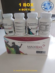 Max GXL Unique NAC Formula 1 Box, 4 Bottles Total of 180 capsules
