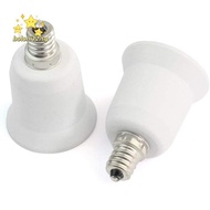 BOLONI12 E12 to E27 Lamp Holder, Screw 6A Bulb Base, Premium Bulb Socket 220V PBT Lamp Adapter Conve