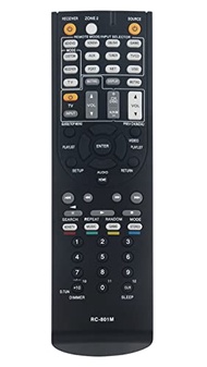RC-801M Replaced Remote fit for Onkyo AV Receiver HT-R690 TX-NR509 HT-R648 HT-R990 HT-S7400 HT-S8400