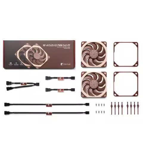 Noctua NF-A12x25 G2 PWM Sx2-PP next-generation quiet cooling performance fan