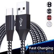 LAIHONEN  USB Type C Cable 3A Fast Charging USB-A to USB-C 18W Nylon Braided Data Sync Transfer Cord