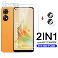 2 in 1 OPPO Reno8 T Reno 8T 8 Pro 5G 8 Z 7Z 6Z 5G 7 6 5G 5Z 5F 5 4 3 Pro 4G 2Z 2F Clear Tempered Glass Screen Protector Lens Protective Film