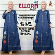 Elora 3 Maxi Jeans Ld. 110 cm Pb. 130 cm Fit To Xxl Drawstring Hand App Paste