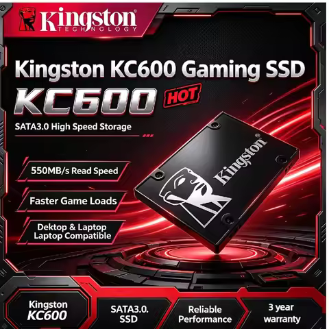 Kingston KC600 SATA 3 2.5 Inch SSD Internal Solid State Hard Drive 1TB 2TB High Speed Original SSD H