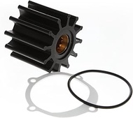 REPLACEMENTKITS.COM - Water Pump Impeller Kit Replaces 09-812B-1 Johnson F6B-9 102480501 -