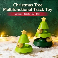 (The Bool's) Track Toy With Catnip Balls Cat Toys Roller Track-2 In 1 Catnip Toys For Cats With Trac