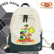(FREE Name) Kindergarten/SD BACKPAKCK Children's Backpack With BOBOIBOY SORRY Pictures