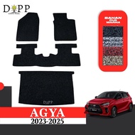 New Agya Car Mat Car Mat/ Toyota Agya 2023-2025 Vermicellimie Premium Material