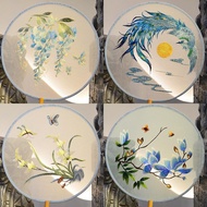 ✅Embroidery Fan Single Embroidery Fan Ancient Group Fan Dance Fan Chinese Hanfu Dance Fan Chinese Gi