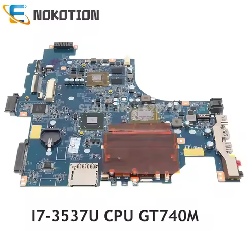 For SONY vaio SVF15 SVF152 Laptop motherboard SR0XG I7-3537U CPU GT740M GPU A1945012A DA0HK9MB6D0 MA