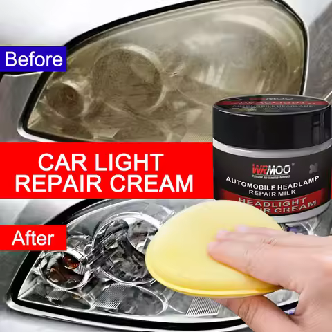 Headlight Restoration Kit Headlight Polish Car Light Repair Cleaner Kit Auto Renovation Liquid Repai
