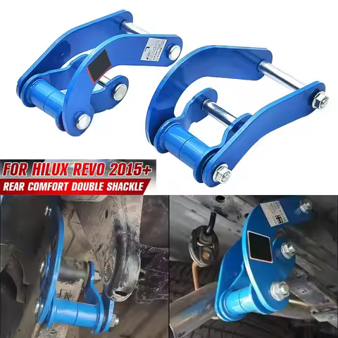 2pcs Comfort Rear G-Shackle Fit For Toyota Hilux REVO 2015+ Car Rear Leaf Spring Suspension Comfort 