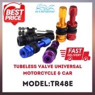 Tubeless Valve Kepala Tubeless Air Valve Tayar Universal Motor & Kerata