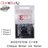 Biosystem CI168 Cheque Writer Ink Roller. Compatible for Biosystem iCheque 4, iCheque 5, iCheque 6. Local SG Stock.