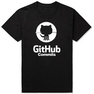 Pure Cotton Short Sleeve Github Short Sleeve Printed T-Shirt linux Programmer Men Women Pure Cotton 