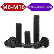 Grade 12.9 Black Pan Head Hex Socket Screws M6-M16 for Heavy Duty Industrial Use 【BY-XMB】