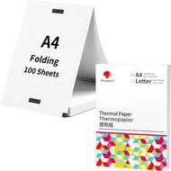 Phomemo 1 Pack A4 Size Fold Thermal Paper For M08/M832/M833/M834/P831 Printer- 1 Pack A4 Paper With 