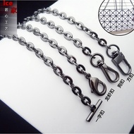 Suitable for Issey Miyake Bag Chain Accessories Buy Separately Metal Chain Thin Bag Chain Small Bag Shoulder Strap Gun Black