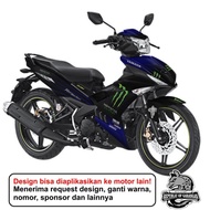 [New] Decal Mx King 150 Full Body Monster Energy Yamaha Livery Motogp