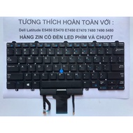 Dell Latitude E5450 E5470 E5450 E7470 7480 7490 5480 Laptop Keyboard Type with Mouse and LED