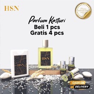 HSN BELI 1 DAPAT 5 Parfum Sholat Tahan 12 Jam Non Alkohol Original Kasturi Putih Kijang Soft Fragran