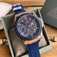 ORIGINAL GUESS WATCH W1049G2 MAN BLUE CARBON