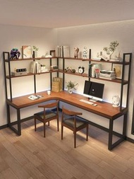 🔥100%純實木桌子 L型書枱、書桌、電腦桌、電腦枱、辦公桌、辦公枱、電競枱 寫字檯 書檯  轉角 寫字桌 轉角電競桌