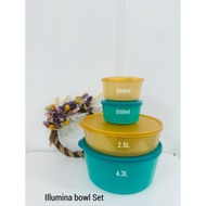 Tupperware illumina bowl set