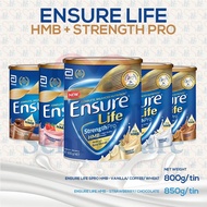 [Bundle of 2] ABBOTT Ensure Life 850g 800g HMB High Quality Protein Adult Elderly Daily Nutrition Milk Powder Prebiotic