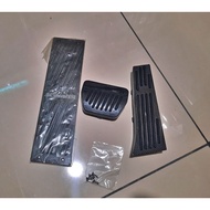 Carbon Pedals + Footrest Ac Schnitzer For BMW E46 E90 E92 E87 AT Automatic LHD M Tech 3 Pieces