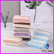 ⍢ ♑ ℙ Hot sale Microfiber Bimpo towel cotton face towel makapal for adult and kids hand Stripe towe