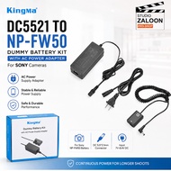 KingMa AC Power Dummy Battery (DR-FW50 / DR-FZ100) for Sony Cameras – Continuous Power Adapter