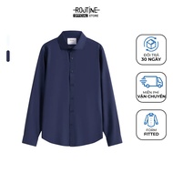 Modal Easy Care Form Fitted Men's Long Sleeve Shirt - Routine 10S26SHL057