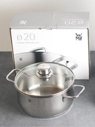 เยอรมัน Wmf สแตนเลสซุปหม้อยาว 20 ซม.16 ซม.18-10 เตาแม่เหล็กไฟฟ้าใช้งานร่วมกับครัวทําอาหาร