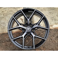New Car Sport Rim FLOW FORMING 9.2KG CT PREMIUM WHEELS CTW-18FF 19x8.5J 5x113 ET40 BMF/BLACK LACQUER