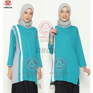 Muslim women's tunic sports top /Wanita muslim women's sports t-shirt muslim women's tunic sportswea