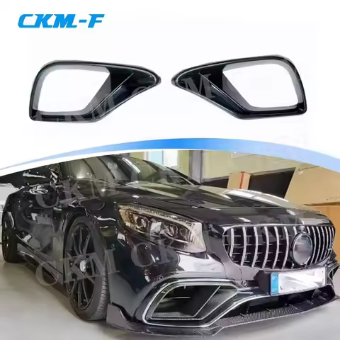 Front Air Vent Intake Trims Spoiler Car Body Kits for Mercedes Benz S Class W217 C217 S63 65 AMG Cou