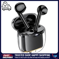 HOCO EW52 Lilly Crystal Transparent BT5.3 TWS Earbuds | True Wireless Stereo Earphones with Mic