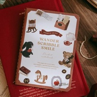 空白護照筆記本-熊熊的溫暖角落(楓紅)