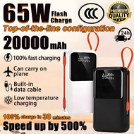 【3C Certification✅】WP Ccc 65W Super Flash Charge power bank 20000mAh Power bank 3c powerbank Fast Ch