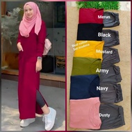 WOMEN DRESS/JUBAH MUSLIMAH DRESS LABUH/BLOUSE LABUH BELAH TEPI/BLOUSE VIRAL/DRESS BRIDESMAID BLOUSE 