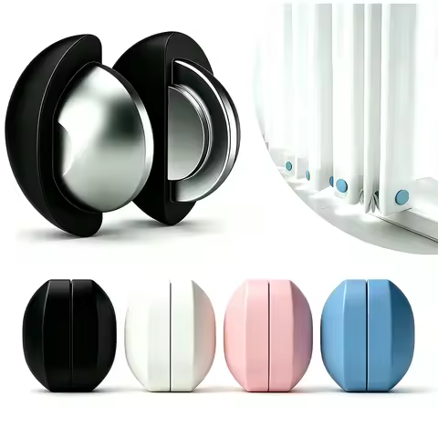Magnetic Shower Curtain Weight Heavy Duty Anti‑Blow Curtain DIY Weight Weight for Shower Liner Bathr