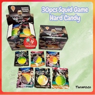 30 Pcs Squid Game 3 Cookies Shaped Candy / Gula Squid Game Series 3 Design Korea Viral Manisan Tradi