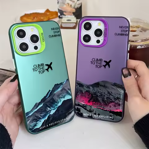 Mountain Peak Aircraft Phone Case for Xiaomi POCO X7 X6 X5 X3 NFC F7 Ultra F6 F5 Pro F4 F3 GT M5S C6